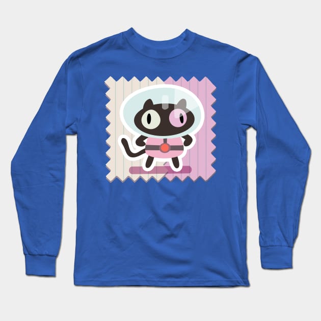 Cookie cat Long Sleeve T-Shirt by Bertoni_Lee